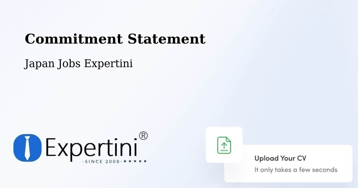 Corporate Commitment – Tomioka Shi - Japan Jobs Expertini